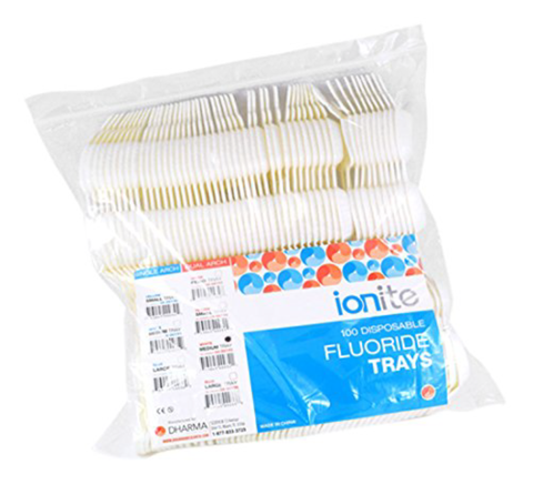 Dharma Research - Ionite Dual Arch Tray - Medium - White x 100, 56-00195