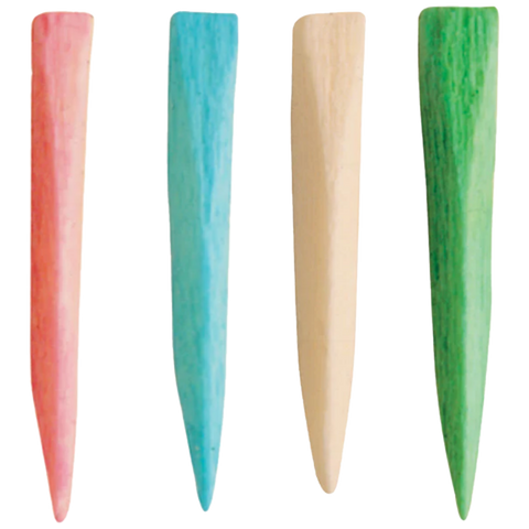 Contoured Wood Wedges, Starter Kit, 400/Pack, 95940