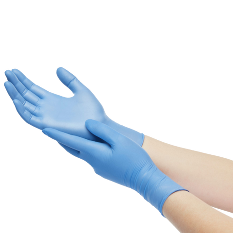 Safebasics Nitrile True Fit Thin Blue PF, 1185-B, Infection Control, Gloves-Nitrile