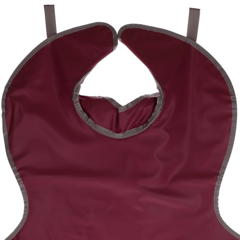 Lead Free Apron Adult W/Collar Mauve, 109413, X-Ray, Lead Aprons & Shields