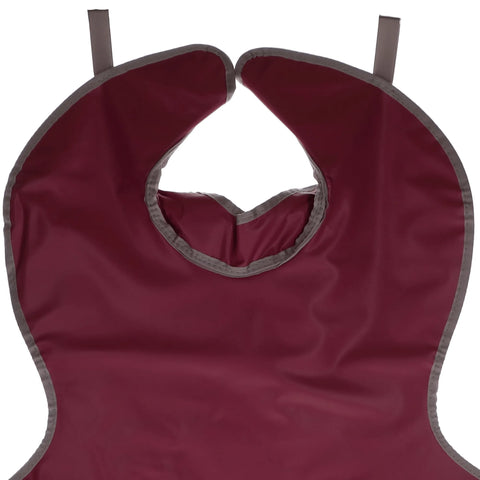 Lead Free Apron Adult W/Collar Mauve, 109413