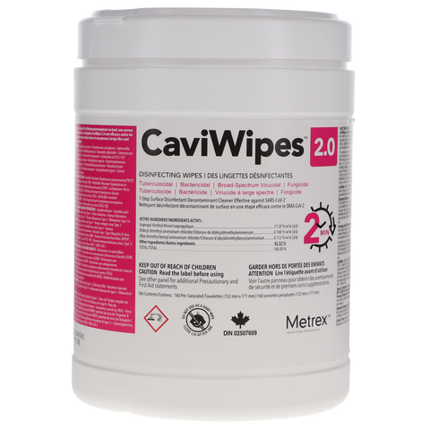 CaviWipes 2.0 Towelettes Disinfect Large 160/Cn