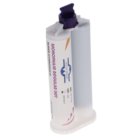 VPS Vinyl Polysiloxane Impression Material, Monophase, Regular Set, 4/Pk, 210128