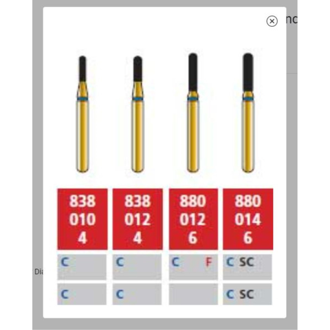 Alpen Multilayer Diamonds FG 838-012 C 5/Pk, R838C012FG