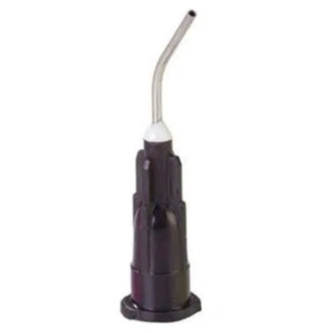 Plasdent - 27 ga Pre-Bent Luer Lock Dispensing Tips, Black, 100/Bag