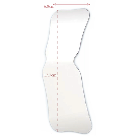 Angled Photograpy Mirrors, Single-Sided, Wide Adult/Child Occlusal  (2 2/3?x  7?x 2 4/5?), IPM-5NA