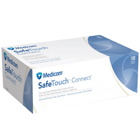 SafeTouch Latex PF Gloves, X-Small, 100/Bx, 1124-A
