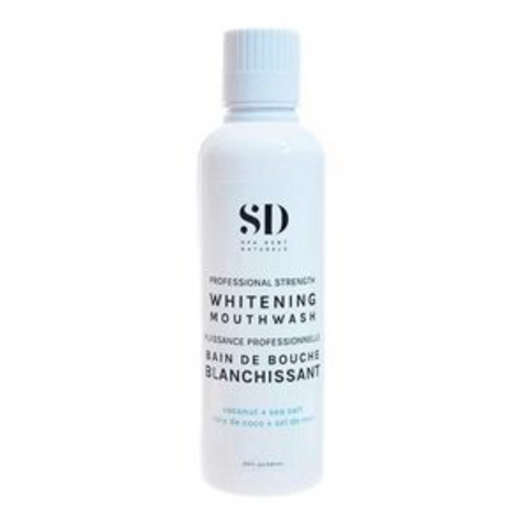 Advanced Whitening, Mouthwash, Coconut and Sea Salt, Alcohol-Free, 591 ml, 6/Pk, AWM0600