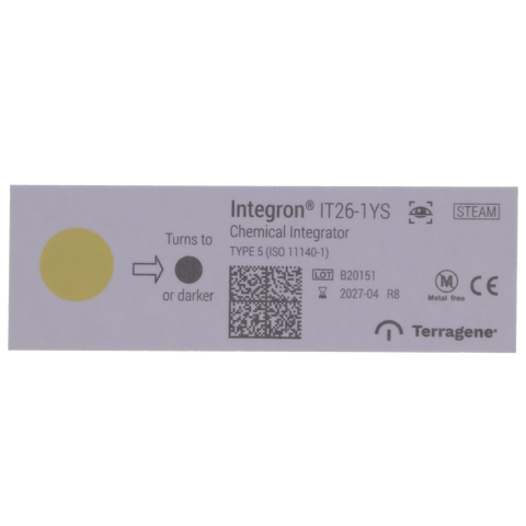 Class 5 Chemical Steam Integrators, Sample 5/Pack, IT26-1YS