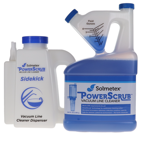 PowerScrub Vacuum Line Cleaner Intro Kit (One (1) 64 oz. bottle & Sidekick), PCS-VLIK