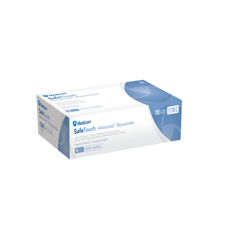 Safetouch Rejuvenate Nitrile Plus PF, Medium, 100/Pack, 1176-C