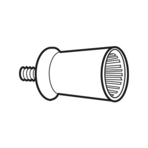 Prophy Cups, Non-Latex, Screw, Ribbed, Aqua Unscented, 1000/Pk, 101-S-1000