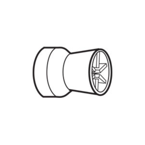 Prophy Cups, Non-Latex, Snap-On, Six Web, Aqua Vanilla, 1000/Pk, 303-A-1000