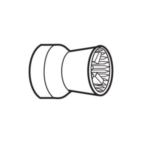 Prophy Cups, Non-Latex, Snap-On, Rib & Web, Aqua Vanilla, 1000/Pk, 302-A-1000