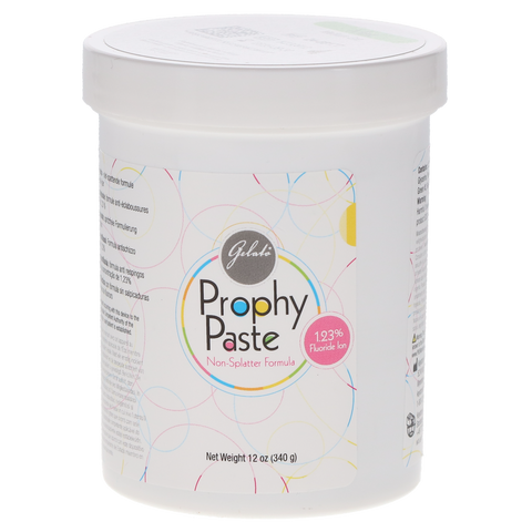 Gelato Prophy Paste Jars, 12 oz, Medium, Mint, 1/Pk, 24-08177