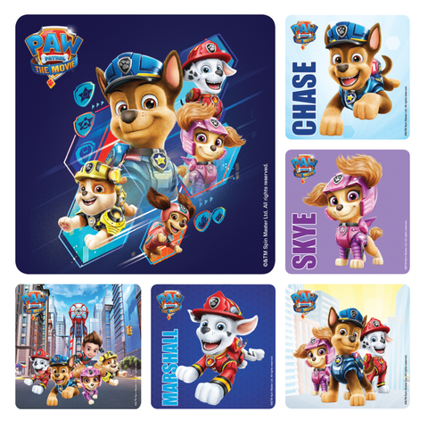 Stickers PAW Patrol The Movie 100/Pk, PS725, Toys, Misc Toys