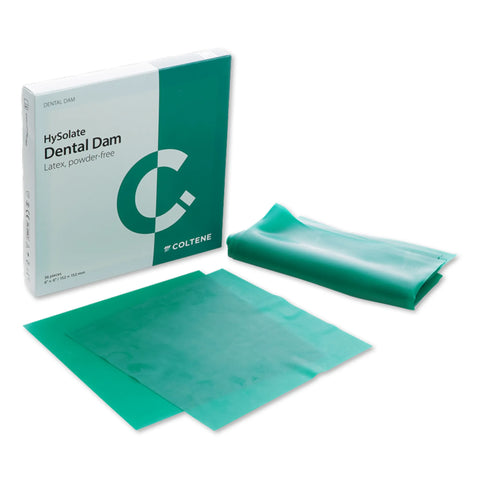 HySolate Latex Dental Dam Green medium 127 x 127, 52 pcs, 60034415