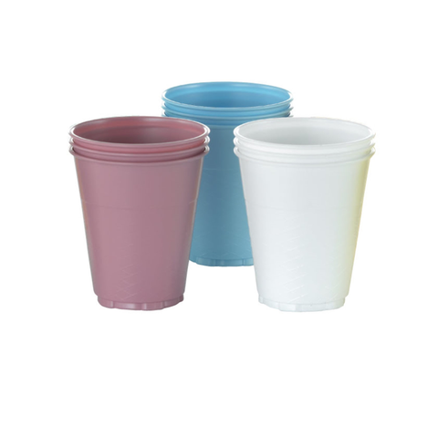 SafeBasics 5oz Plastic Cups 1000/cs, Dusty Rose, 100/Pk