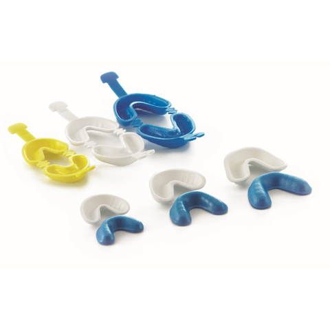 DentiCare, Fluoride Trays Foam Single Arch, Large, Blue, 50/Pk, 10030-LUN