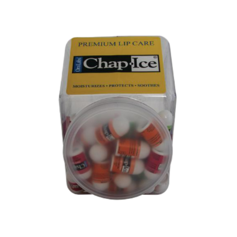 Lip Balm, Chap Ice, Assorted, 100/Pk, 840-FB