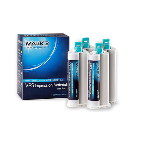 VPS Impression Material Monophase Regular Set 50ml. Cartridges 4/bx., 100-3016