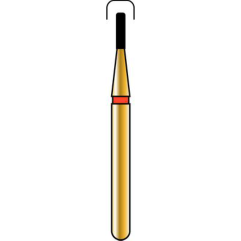 Alpen Multi-Use Diamond Burs, FG, Modified End Cylinder, # 835R, 0.8 mm, Coarse, Green, 5/Pk, 60032015