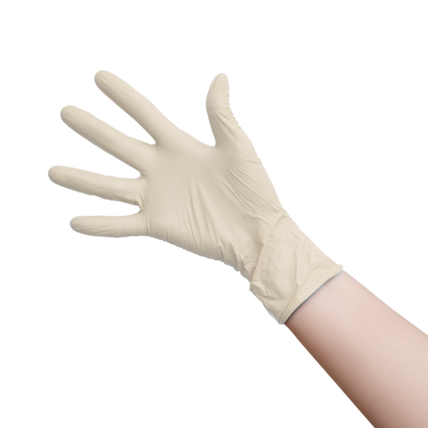 PRIMED LATEX EXAM GLOVES FLEX?  Small 100/box, PM6-8006