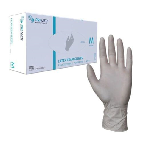 PRIMED LATEX EXAM GLOVES FLEX? Medium  100/box, PM6-8007