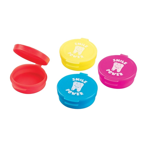 Tooth Saver Plastic Assorted Colors With Flip-Up Lid, 100/Bg, ND6