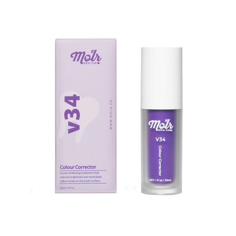 Molr V34, Purple Shampoo for Teeth