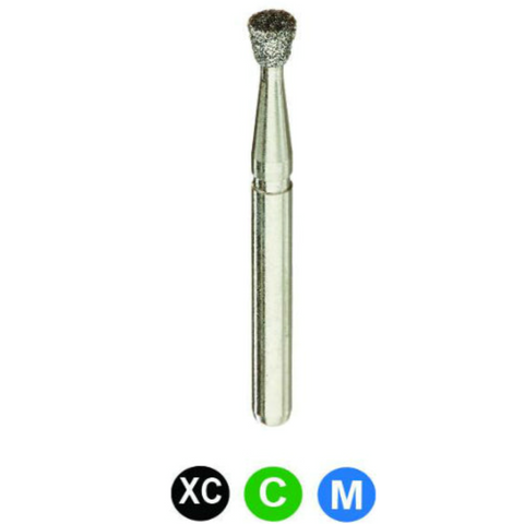 Diamond Burs, FG, Invertd Cone, Coarse, Green, 1.8 mm, 805-018C, 5/Pk, A8LC