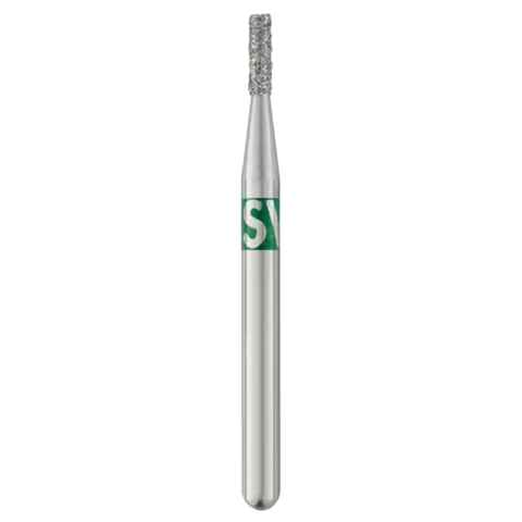 Diamond Burs, FG, Flat End Cylinder, Coarse, Green, 1.0 mm, 835-010C, 5/Pk, A13SC