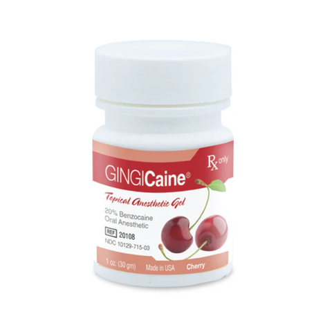 Gingicaine Topical Gel Cherry 1oz/Jr (GI-20109)