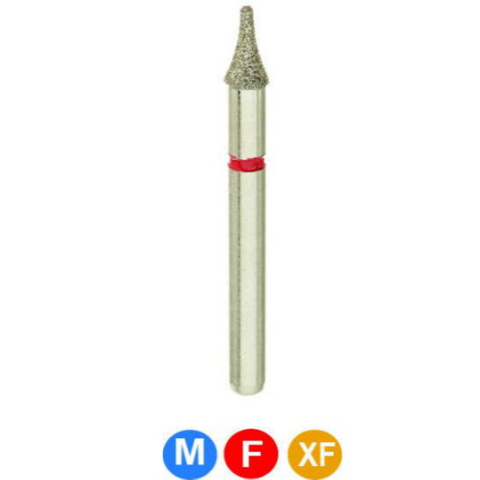 Diamond Burs, FG, Interproximal, 3.5mm Length, Medium, Blue, 1.6 mm, 392A-016M, 5/Pk, C20S