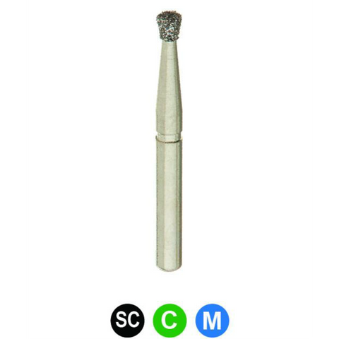 Diamond Burs, FGSS, Inverted Cone, Medium, Blue, 1.4 mm, S805-014M, 5/Pk, MA8