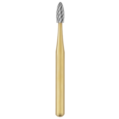12-Blade Trimming & Finishing Carbide Burs, FG, Twist, # 7377, 5/Pk