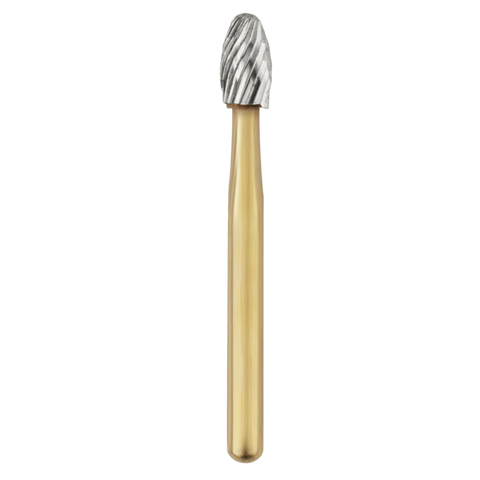 20-Blade Trimming & Finishing Carbide Burs, FG, Egg, # 8379, 5/Pk