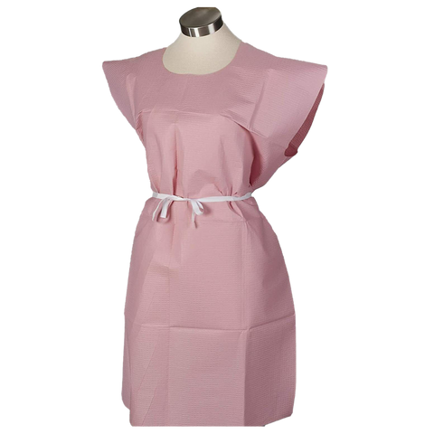 Tidi - Tidi Brand Choice Exam Gowns Tissue Poly Tissue Mauve 50/case