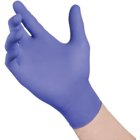 Cobalt Blue, Nitrile Examination Gloves, Powder-Free, Large, 300/Box, (Concealed damaged)
