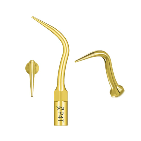 Piezo Tips, Gold, Perio Scaling, P4, 1/Pk