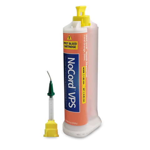 NoCord VPS One-Step Self-Retracting Impressioning System, Light Body, Coral Orange, 10/Pk, 310284
