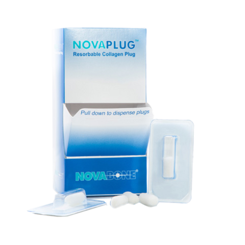 NovaPlug Collagen (1cm x 2cm), 10 per Box, 1/Pk, NA220