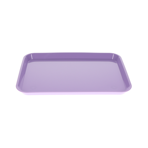 Set-Up Plastic Flat Trays, # B, Mauve, 1/Pk, 108135