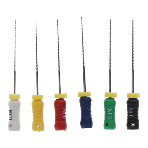 Hedstrom Files, Nickel-Titanium, 25 mm, # 15-40, Assorted, 6/Pk, 400419