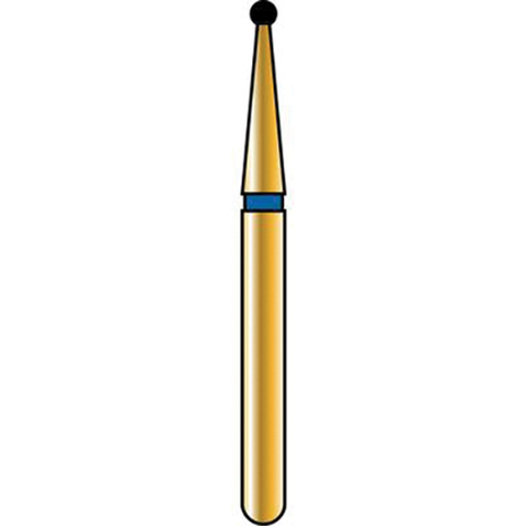 Diamond Burs, FG, Round, Coarse, Blue, 1.0 mm, 801-010C, 5/Pk, R801C010FG