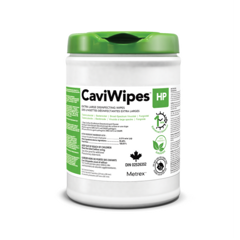 CaviWipes HP, 6" x 6.75", Large, 160 Wipes/Pk, 11-1610