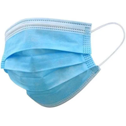 Earloop Masks, ASTM Level 1, Blue, 50/Pk, PG4-1201