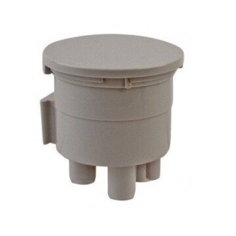 Type C Vacuum Canister, Side Port, 2 1/8", Beige, 1/Pk, VC-C