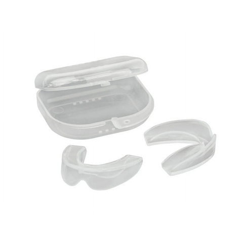 Dental Mouth Guard, Boil and Bite, Child, 2 Guards & 2 Complimentary Cases/Pk, MG005BC