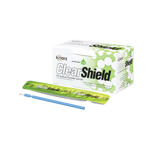 Kolorz ClearShield Fluoride Varnish, 5% NaF, Mint, 35/Pk